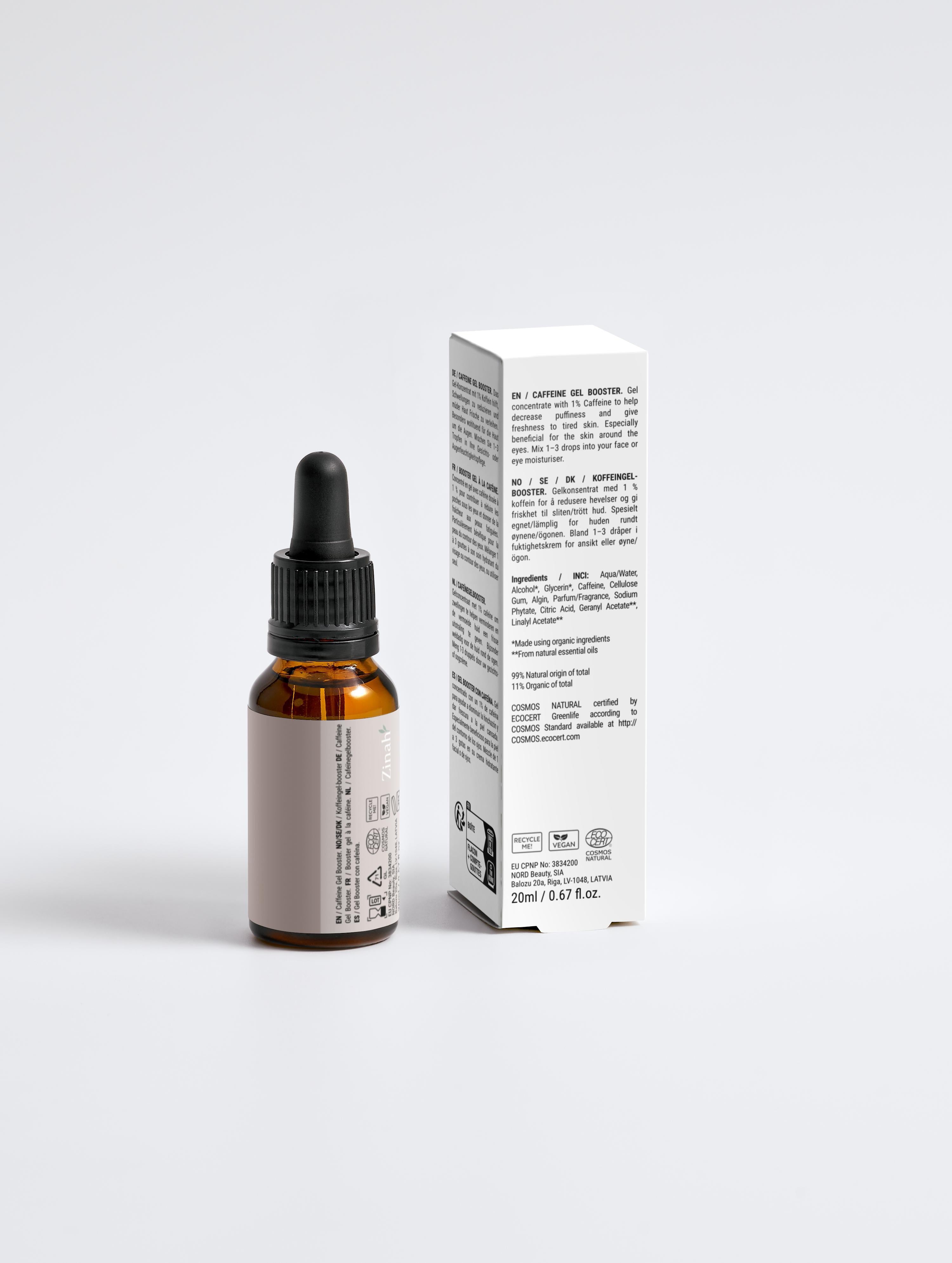 Gel Booster à la caféine 20 ml