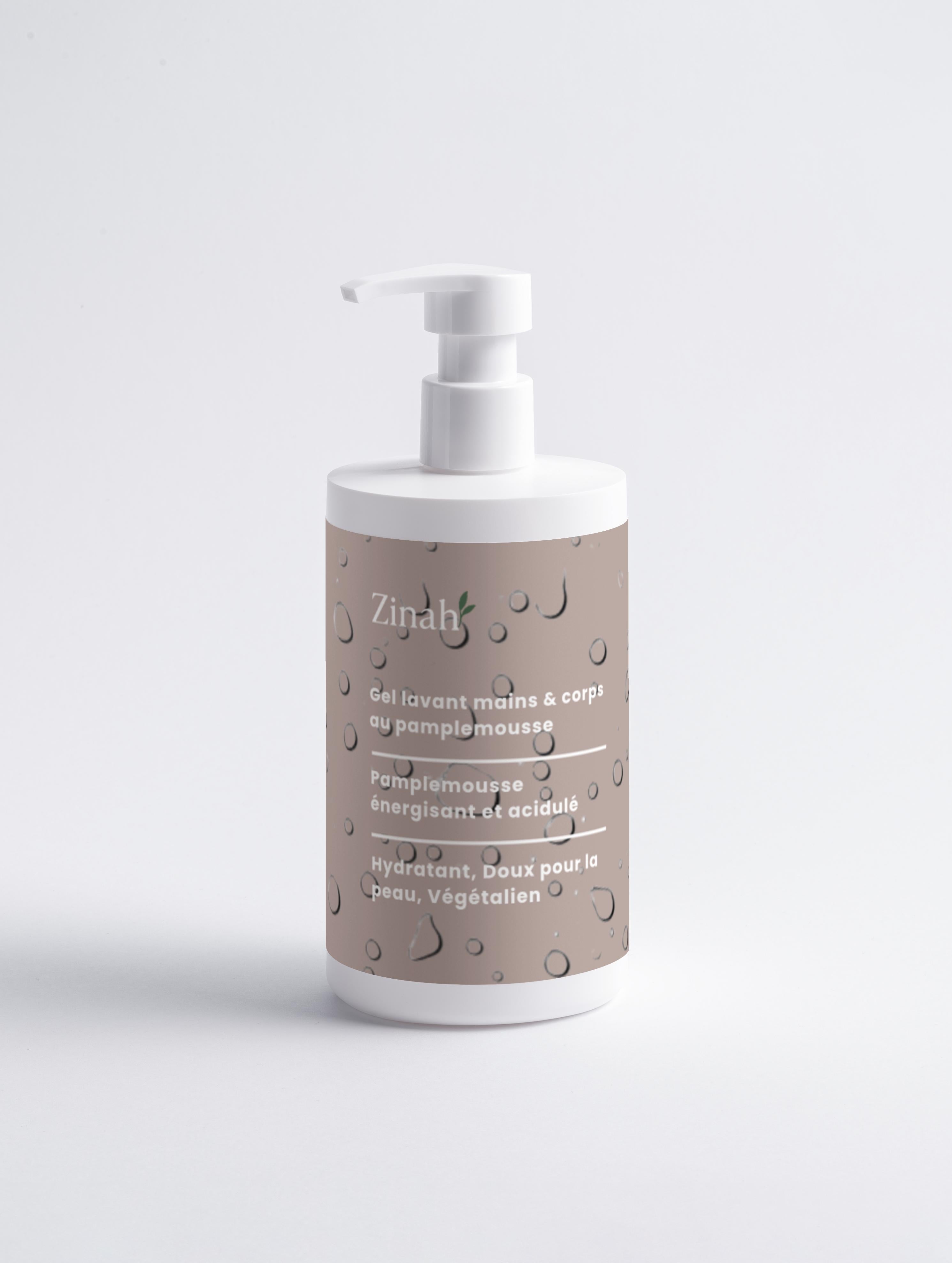 Gel lavant mains & corps pamplemousse 400 ml