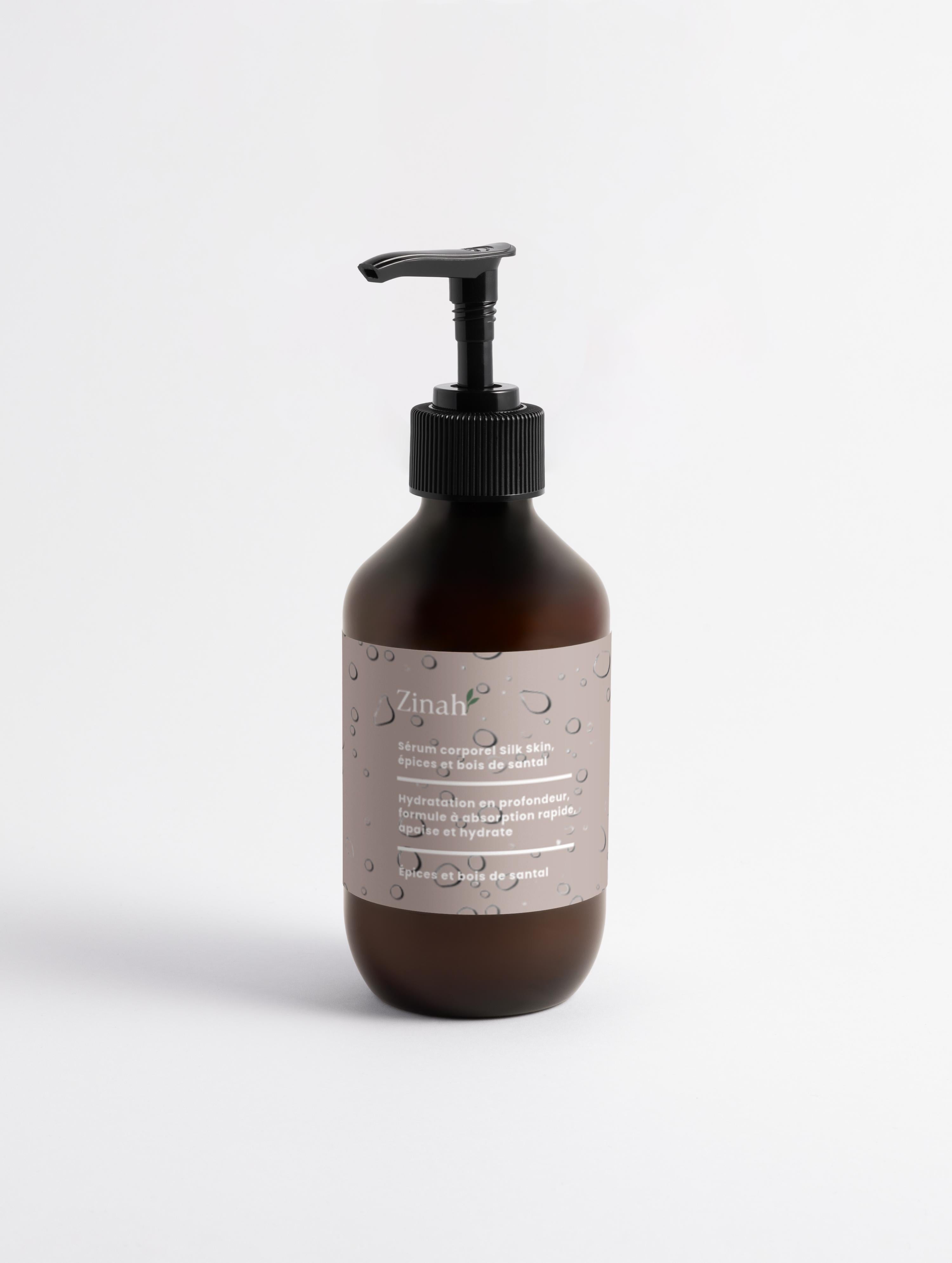 Sérum corporel Silk Skin épices et bois de santal 270 ml