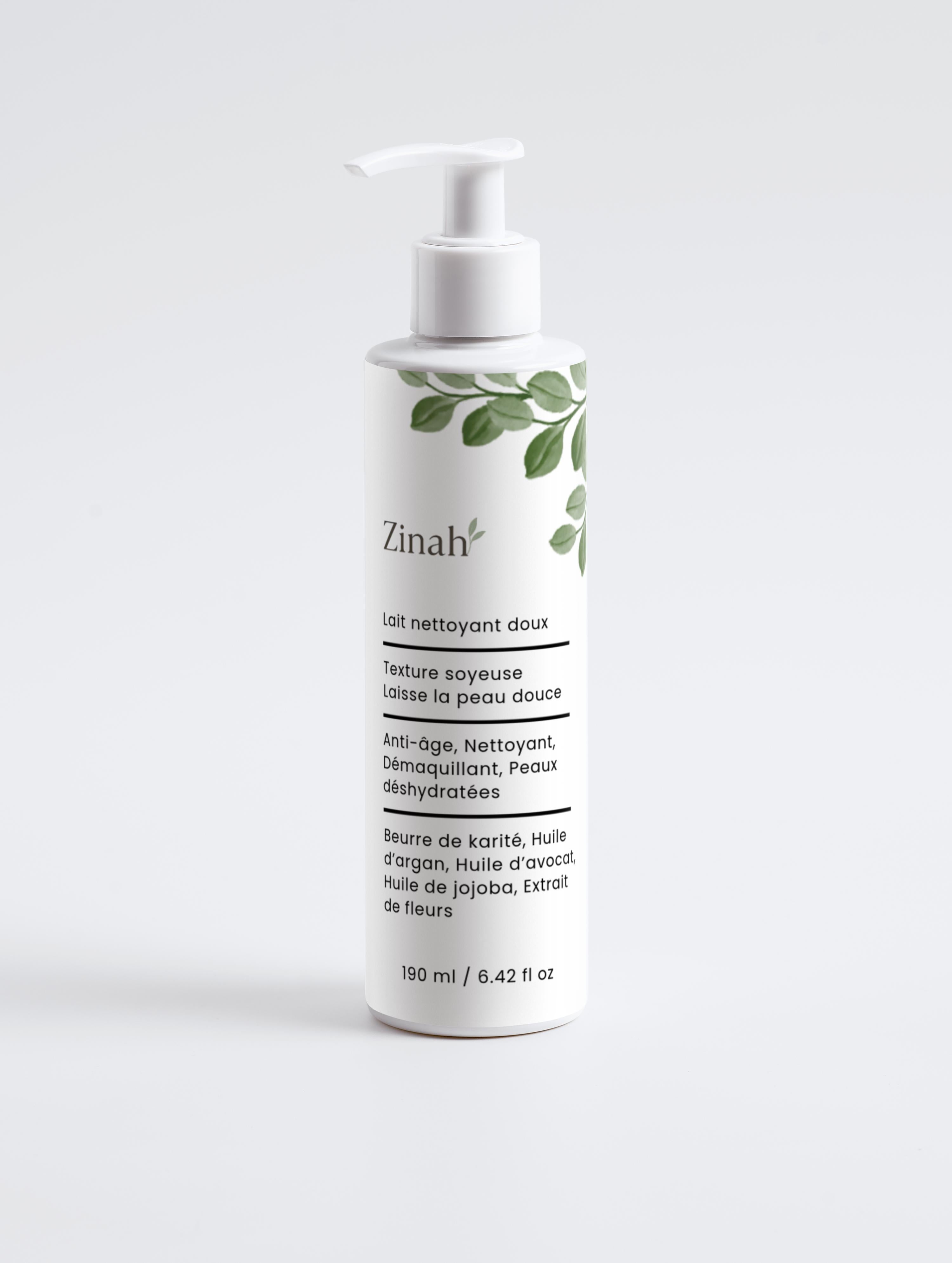 Lait nettoyant doux 190 ml