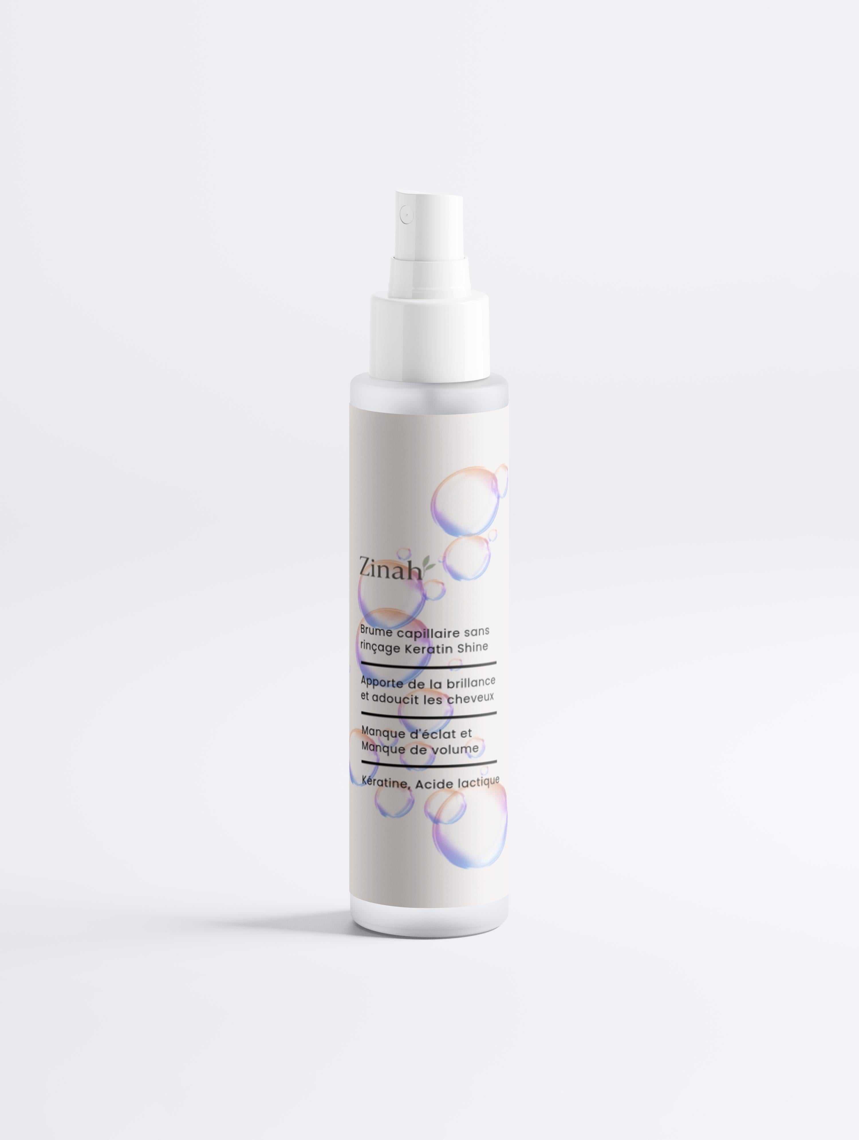 Brume capillaire sans rinçage Keratin Shine 100 ml